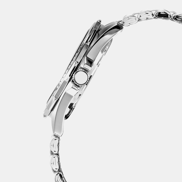 Active Men Quartz Red Dial Analog Stainless Steel Watch AV3581X1