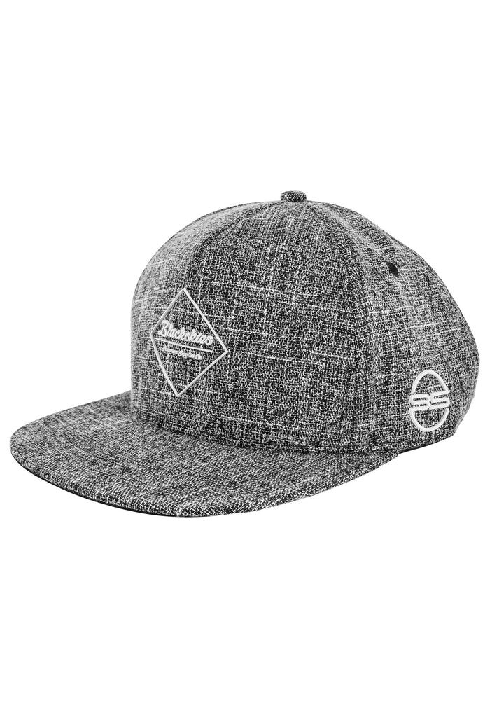 Blackskies Chronos Snapback Cap Black Gum Spot Tweed Baseball Hat 3D Gum Spot