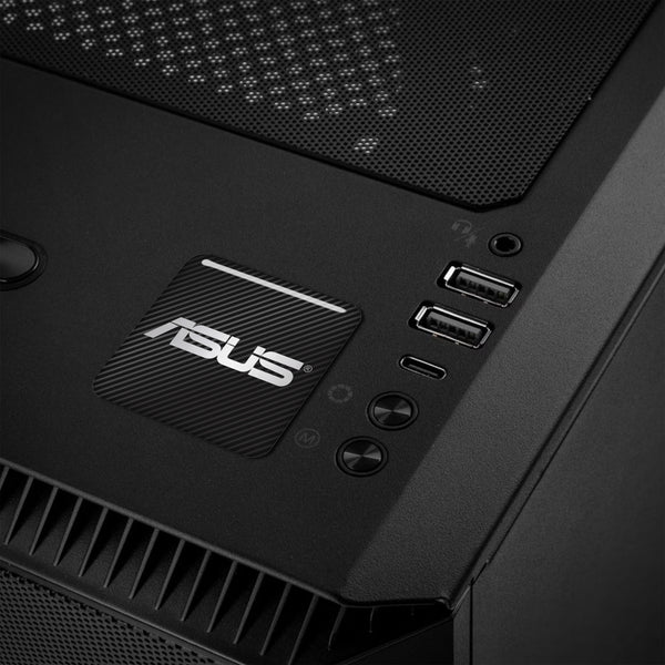 Asus Black 1"x1" Chrome Effect Domed Case Badge / Sticker Logo