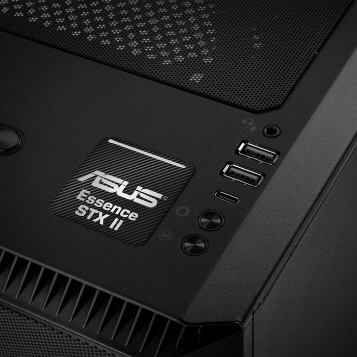 Asus Essence STX II 1"x1" Chrome Effect Domed Case Badge / Sticker Logo