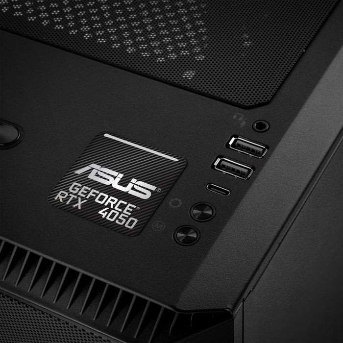 Asus GeForce RTX 4050 1"x1" Chrome Effect Domed Case Badge / Sticker Logo