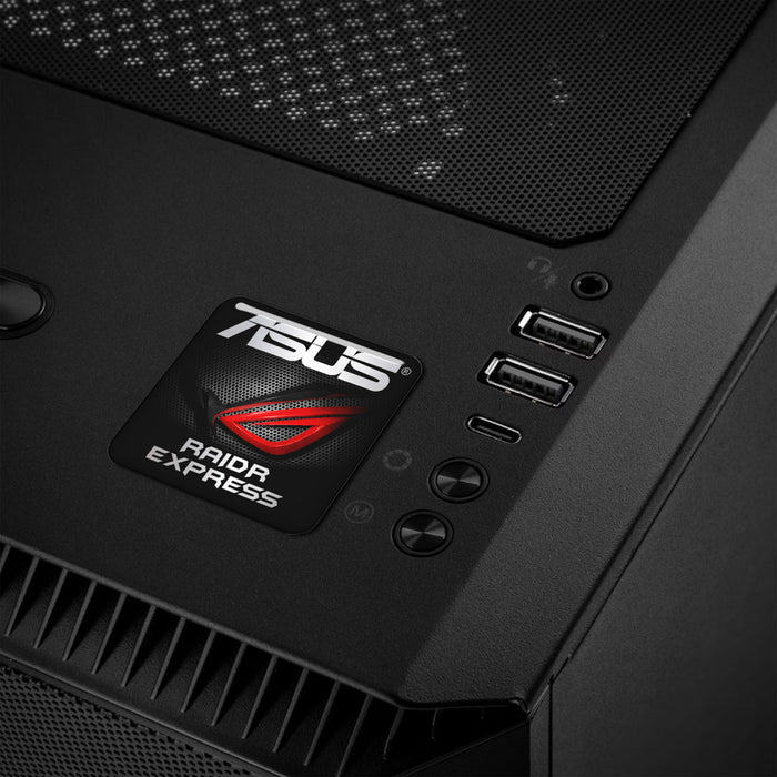 Asus ROG RAIDR Express Motherboard 1"x1" Chrome Effect Domed Case Badge / Sticker Logo