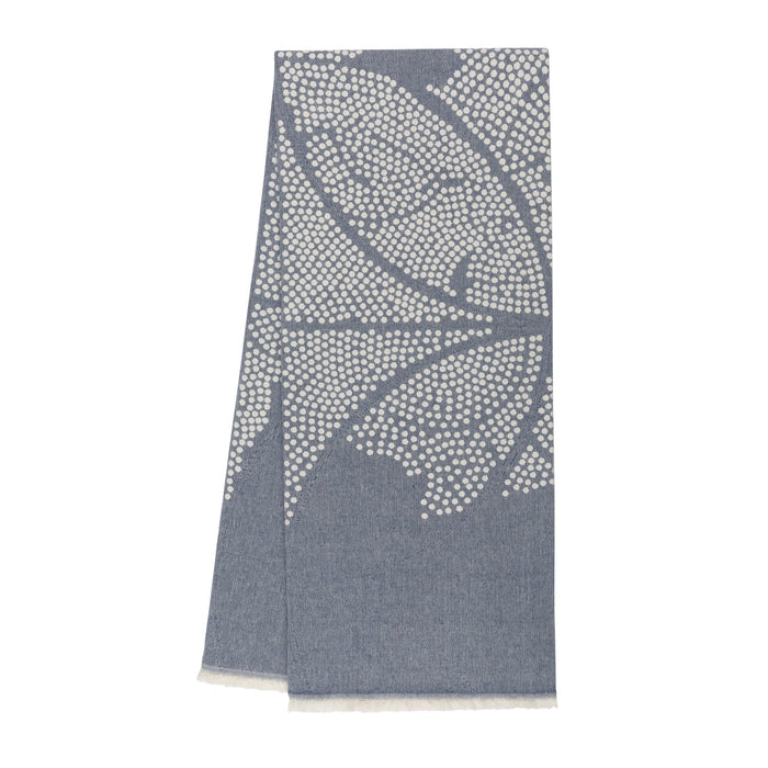 Atlas Reversible Throw, Indigo-Eleish Van Breems Home