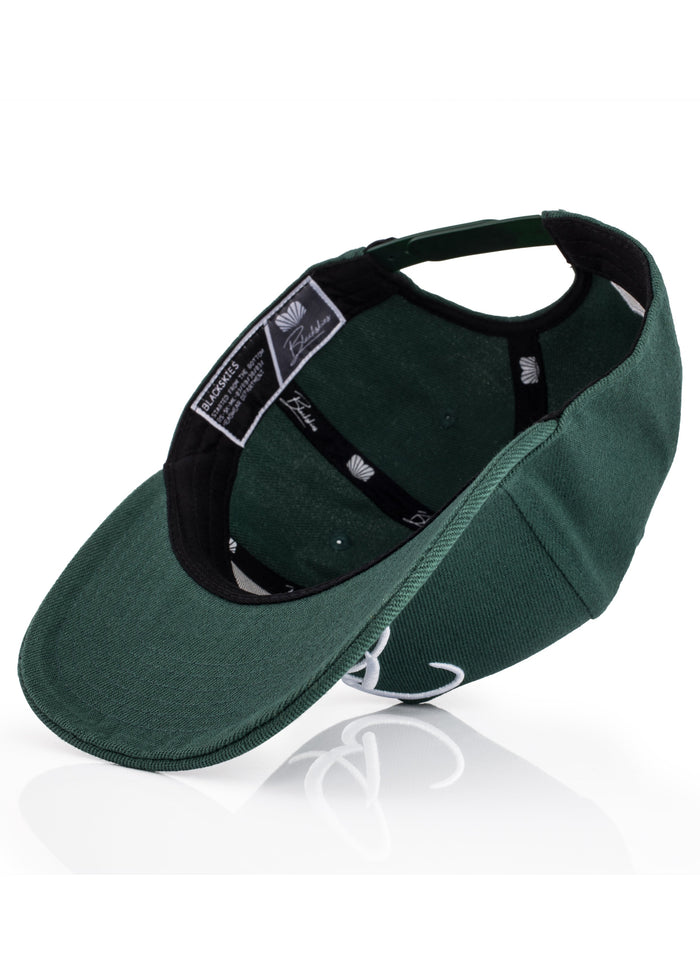 Blackskies-B-Script-Snapback-Cap-Green-Premium-Hat-1