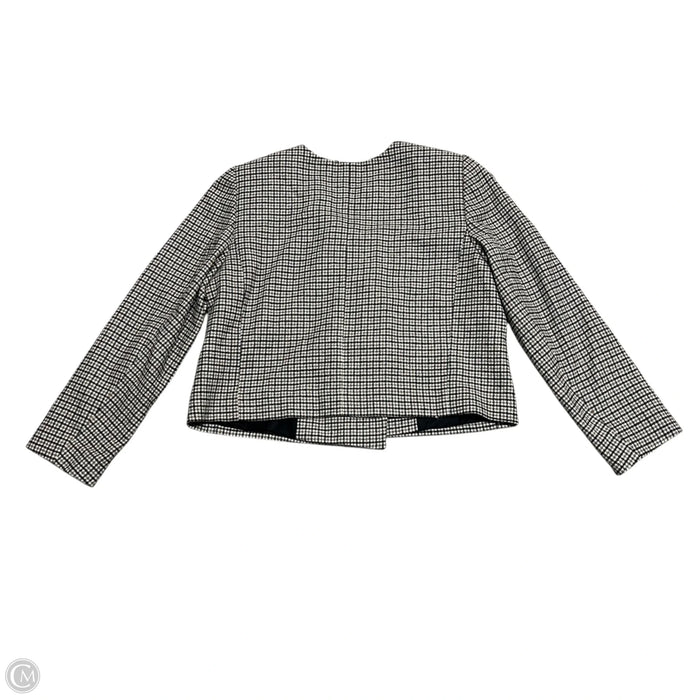 Blazer By Ann Taylor In Brown & Grey, Size: 12p
