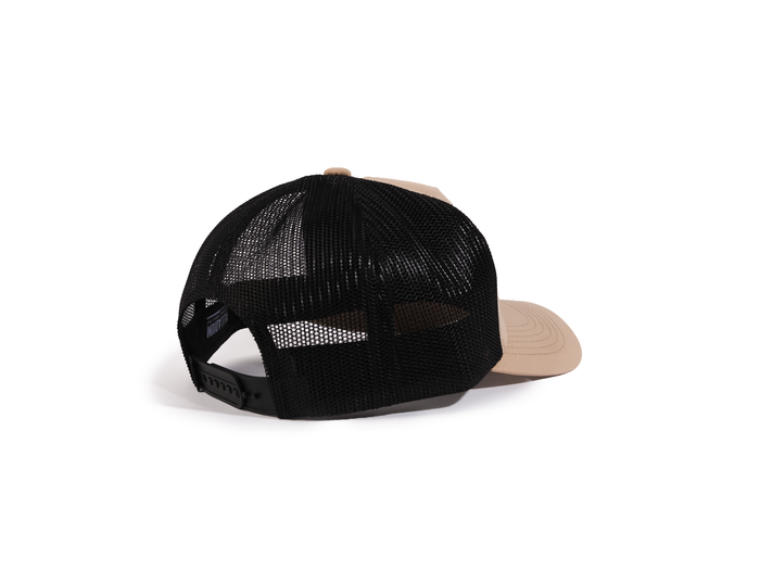 C3522-252 | TRUCKER HAT | DEAR BROWN