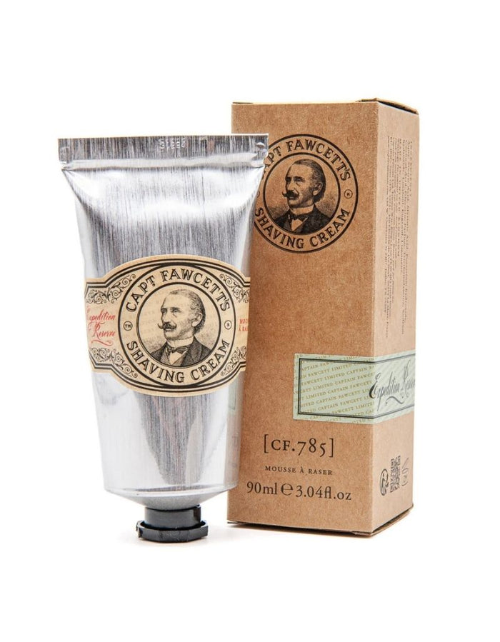 Expedition Reserve Shaving Cream tube with packaging