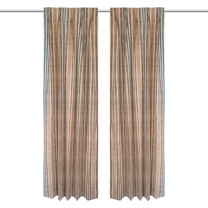 Classic Stripe Cotton (100% Cotton) Drapes