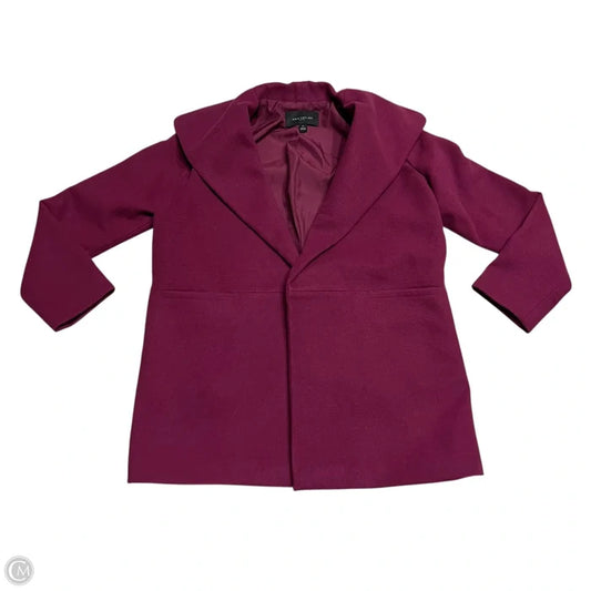 Coat Parka By Ann Taylor In Purple, Size: Xs