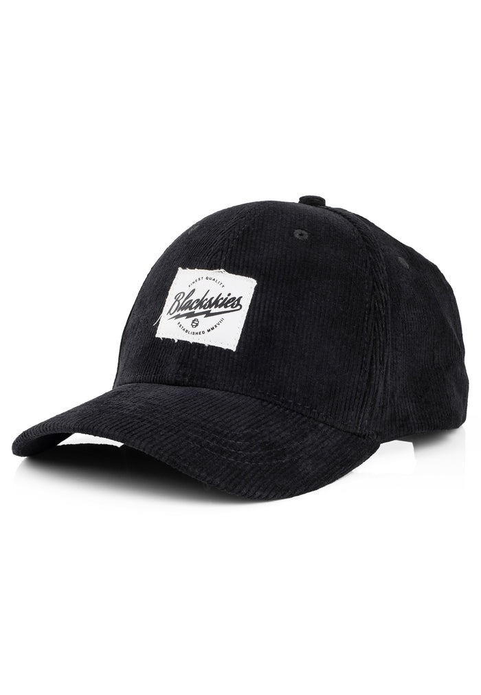 Blackskies-Cord-Baseball-Cap-Ebony-3