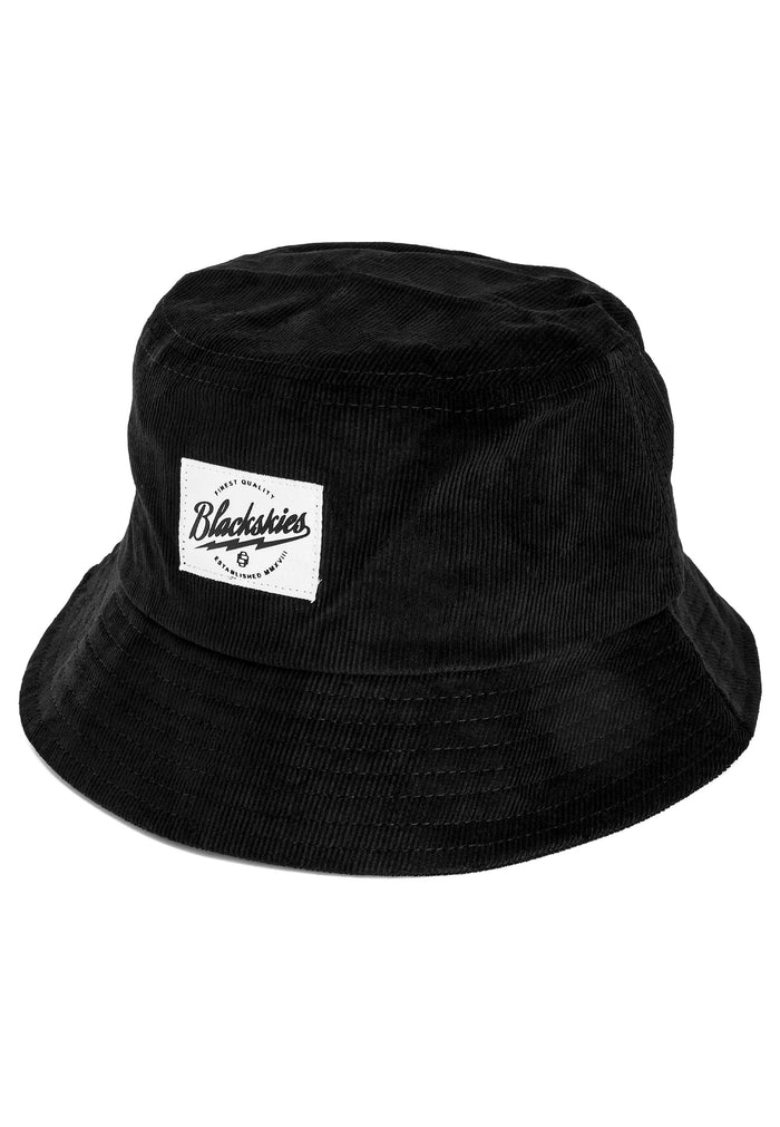 Blackskies-Ebony-Bucket-Hat-Black-Cord-Summer-Bob-Side