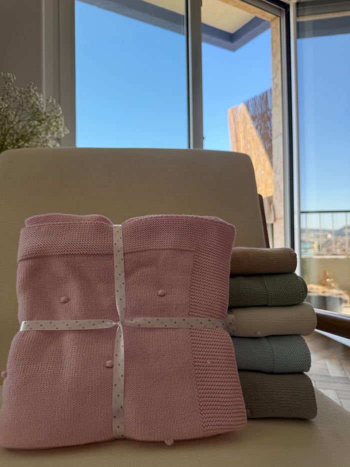 Cotton Knit Blanket