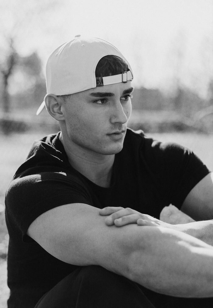 Blackskies-Crest-Baseball-Hat-Mens-Womens-Rosa-Model-2