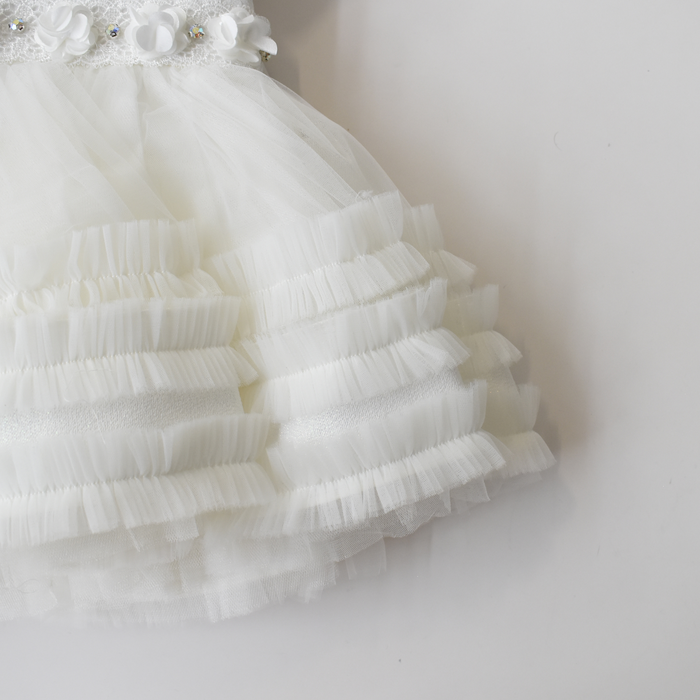 Daisy Pearls Formal Baby Dress
