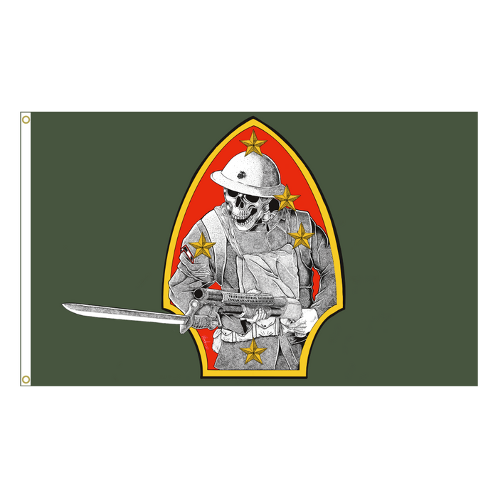 Devil Dogs 2nd MarDiv Flag