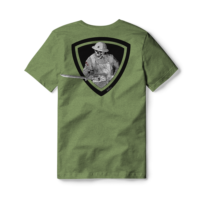 Military Green / S / Black & White