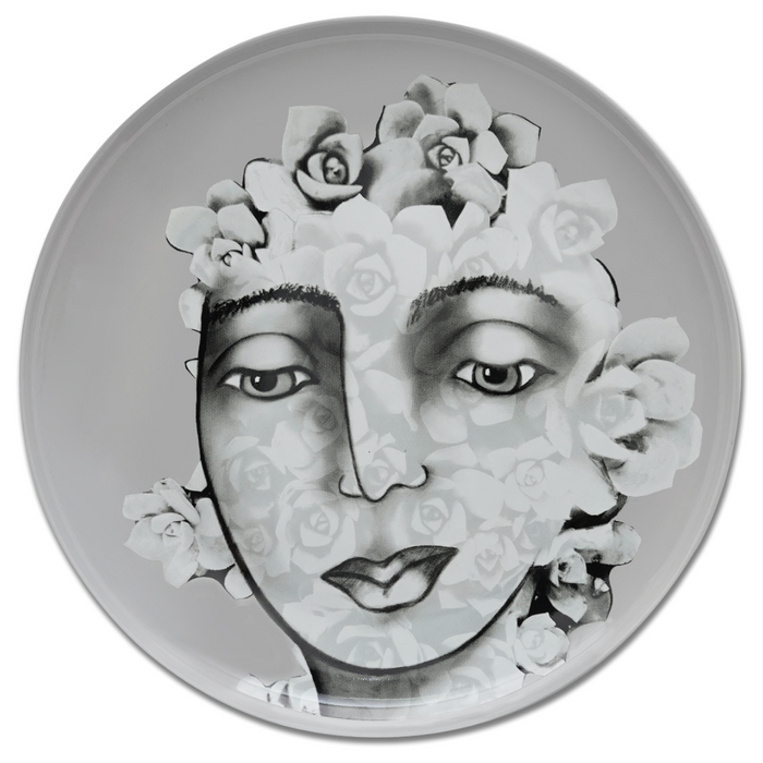 DINNER PLATE SET OF 4 - succulent faces