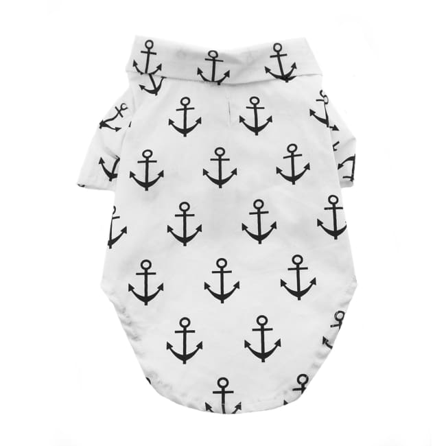 Doggie Design Anchors Aweigh Hawaiian Camp Shirt