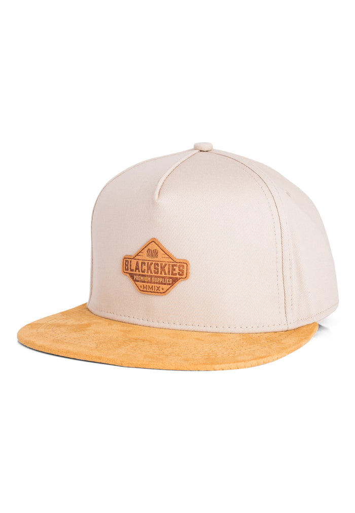 Blackskies-Essentials-Snapback-Cap-Beige-Brown-Brown-2