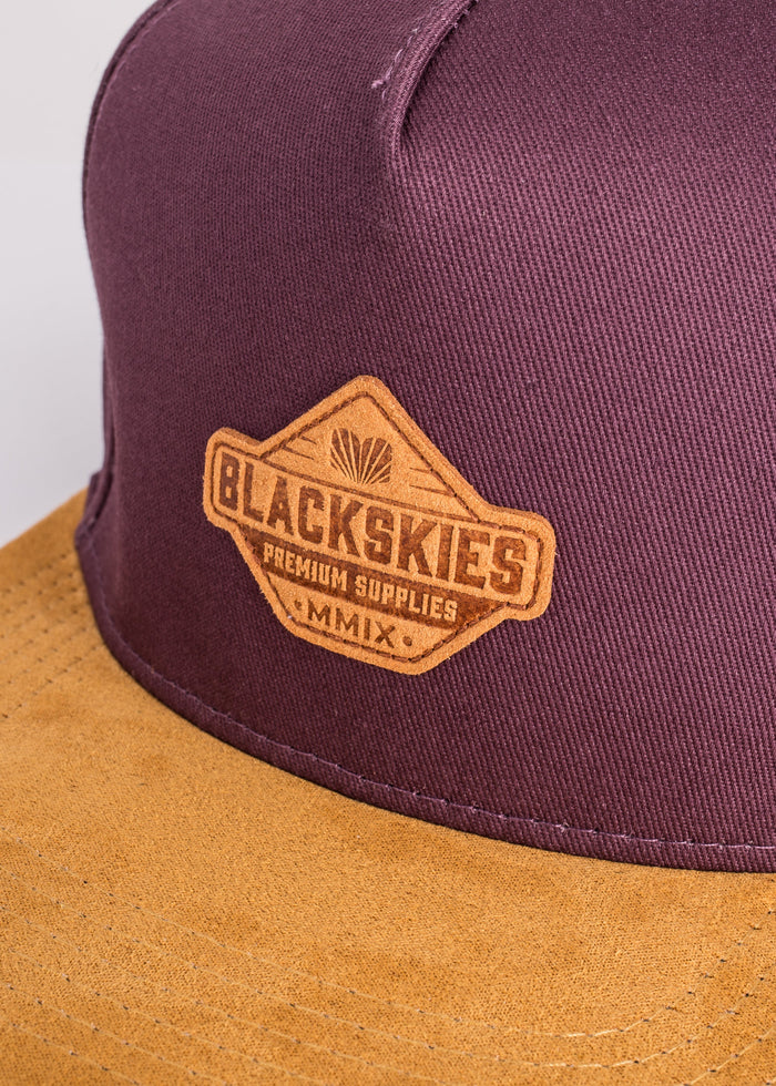 Blackskies-Essentials-Snapback-Cap-Grape-Brown-Brown-1