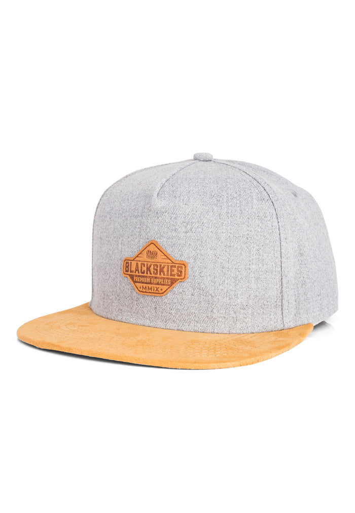 Essentials-Snapback-Cap-Grey-Brown-Brown-2