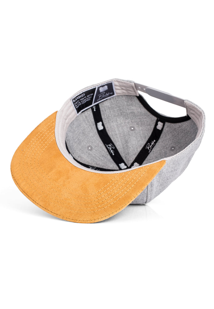 Essentials-Snapback-Cap-Grey-Brown-Brown-4