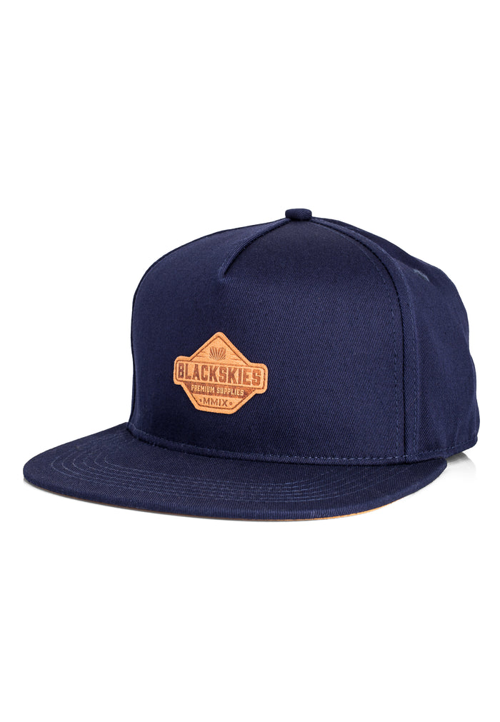 Essentials-Snapback-Cap-Navy-blue-Navy-blue-Brown-2