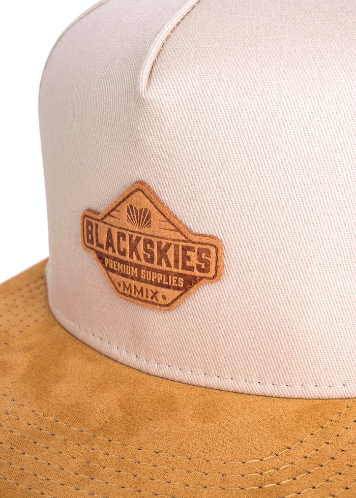 Blackskies-Essentials-Snapback-Cap-Kids-Beige-Brown-Brown-1