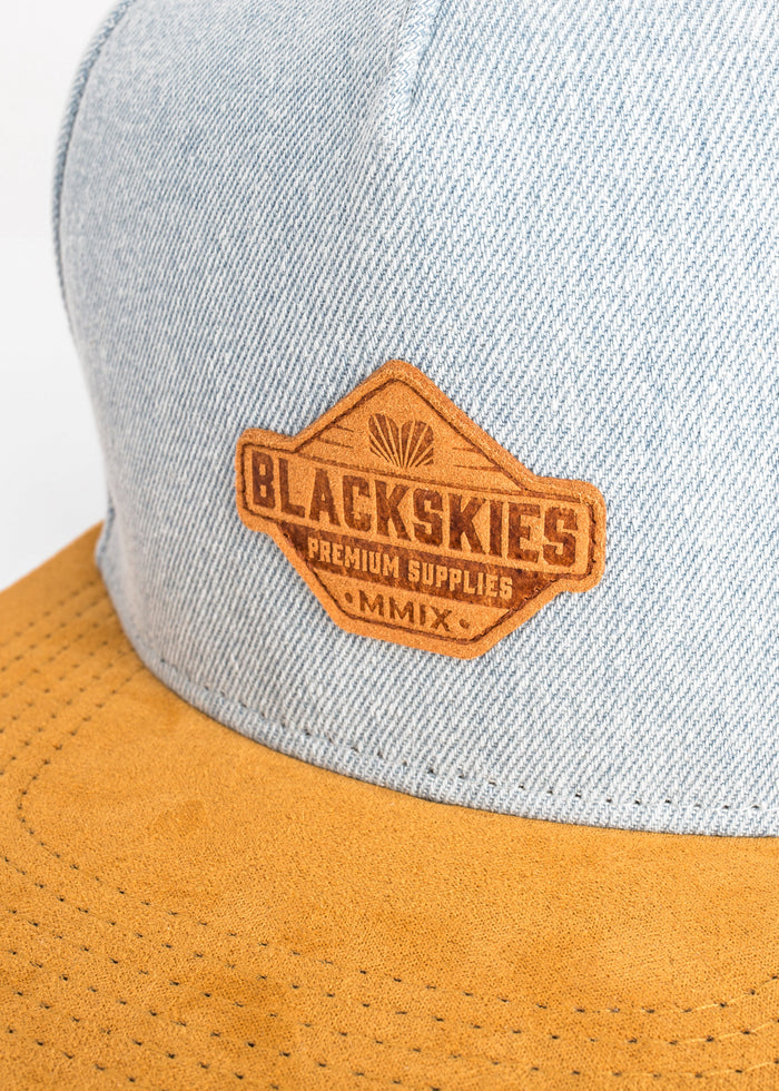Blackskies-Essentials-Snapback-Kids-Cap-Light-blue-Brown-Brown-6