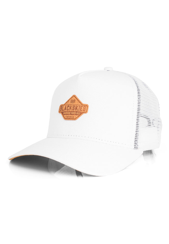 Blackskies-Essentials-Trucker-Cap-White-White-Brown-2