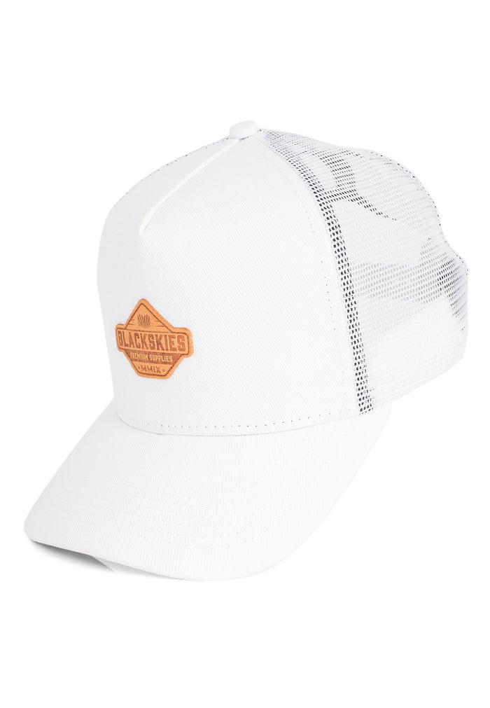 Blackskies-Essentials-Trucker-Cap-White-White-Brown-6