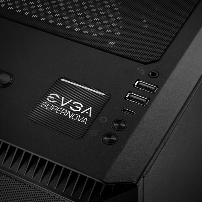 EVGA Supernova 1"x1" Chrome Effect Domed Case Badge / Sticker Logo