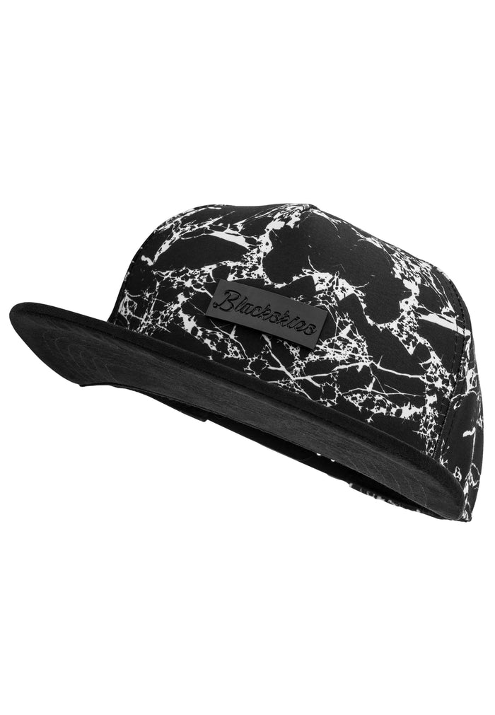 Blackskies-Fenrir-Vol-II-Snapback-Cap-Marble-Baseball-Hat-Black-Fly