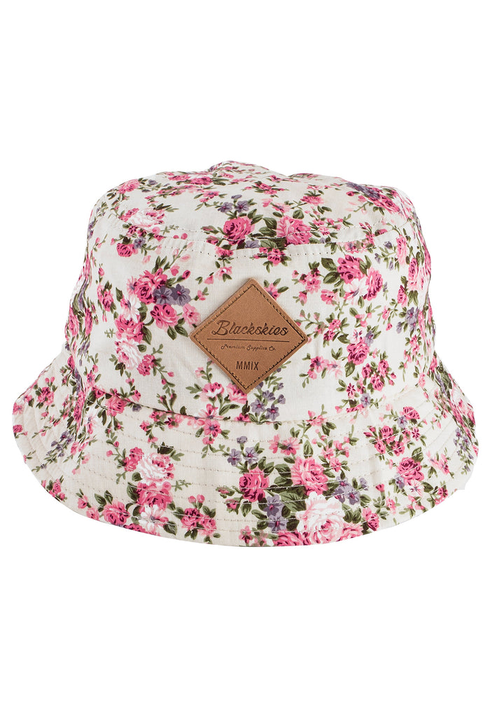 Blackskies-Sakura-Bucket-Hat-Fisher-Cherry-Blossom-Floral-Side