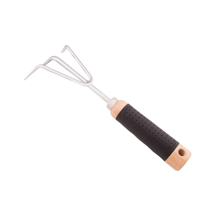 Garden Cultivator with Soft Grip Wood Handle - Pittsboro Feed