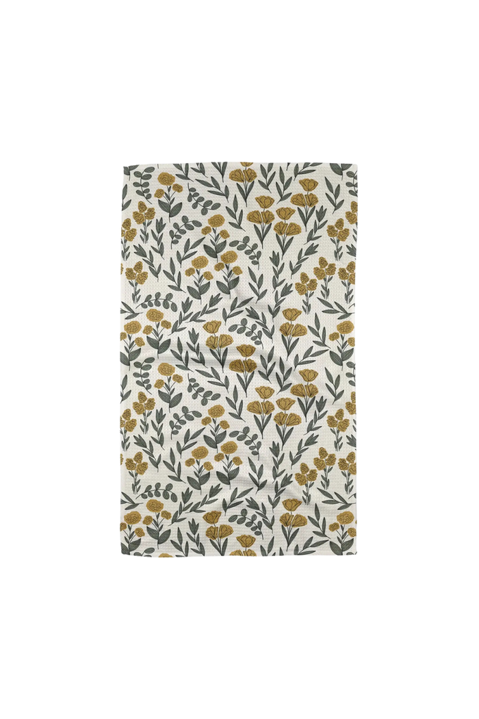 Geometry-Charolette-Yellow-Tea-Towel