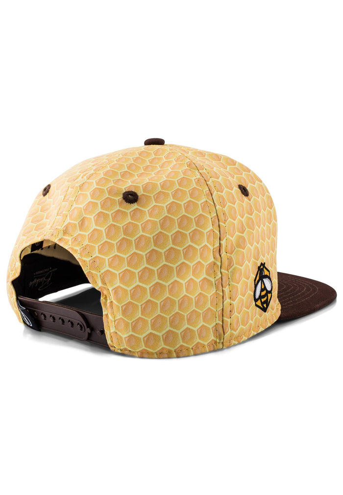 Blackskies-Good-Things-Inc-Vol-III-Snapback-Cap-Honey-Pot-Bear-Hex-Back-Snap-Hat
