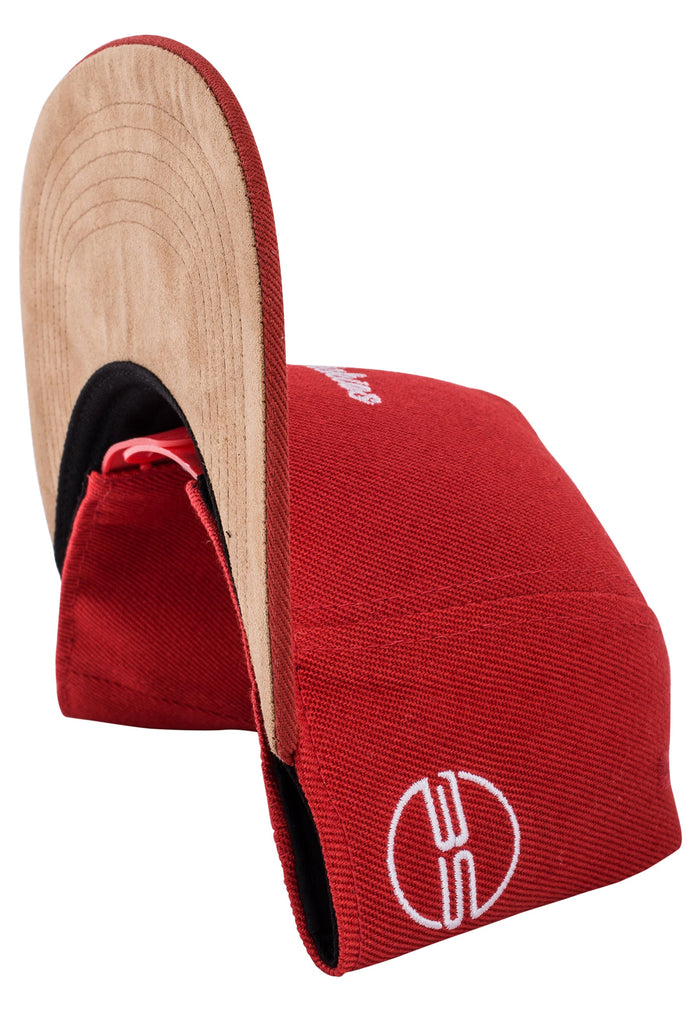 Blackskies-Horizon-Snapback-Cap-Red-Baseball-Hat-Basecap-Suede
