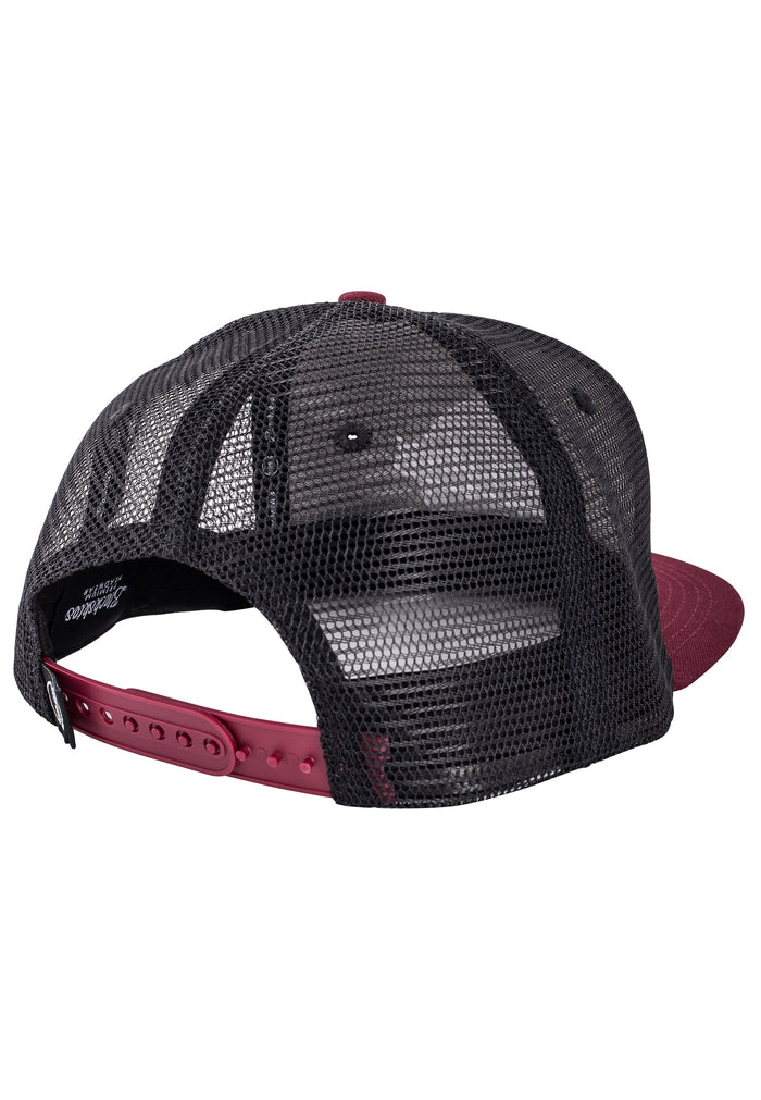 Blackskies-Iconic-Trucker-Snapback-Cap-Maroon-Snap-Mesh
