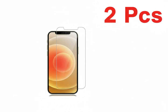 Two TechPlus iPhone 13 Pro glass screen protectors in clear packaging, designed for screen protection and durability.