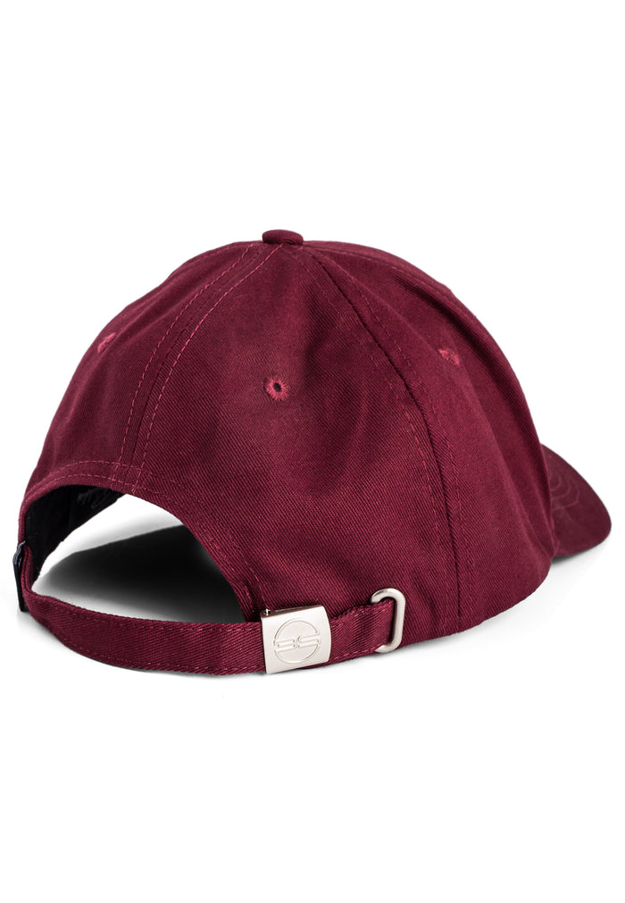 Blackskies-Iuno-Baseball-Cap-Trucker-Hat-Maroon-Snapback-Strap