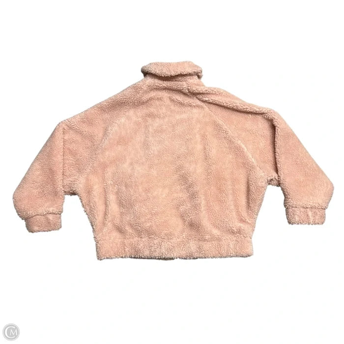 Jacket Faux Fur & Sherpa By Urban Outfitters In Pink, Size: M