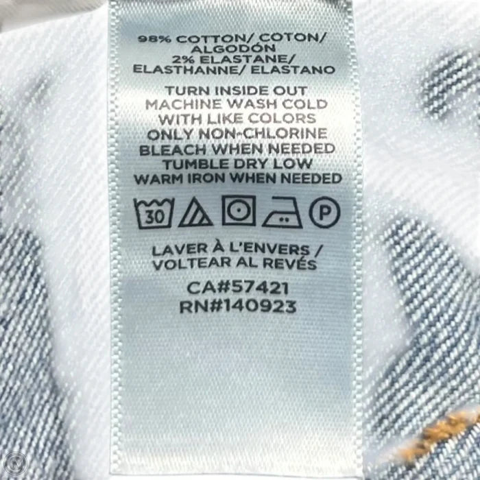 Jeans Cropped By Loft In Blue Denim, Size: 2