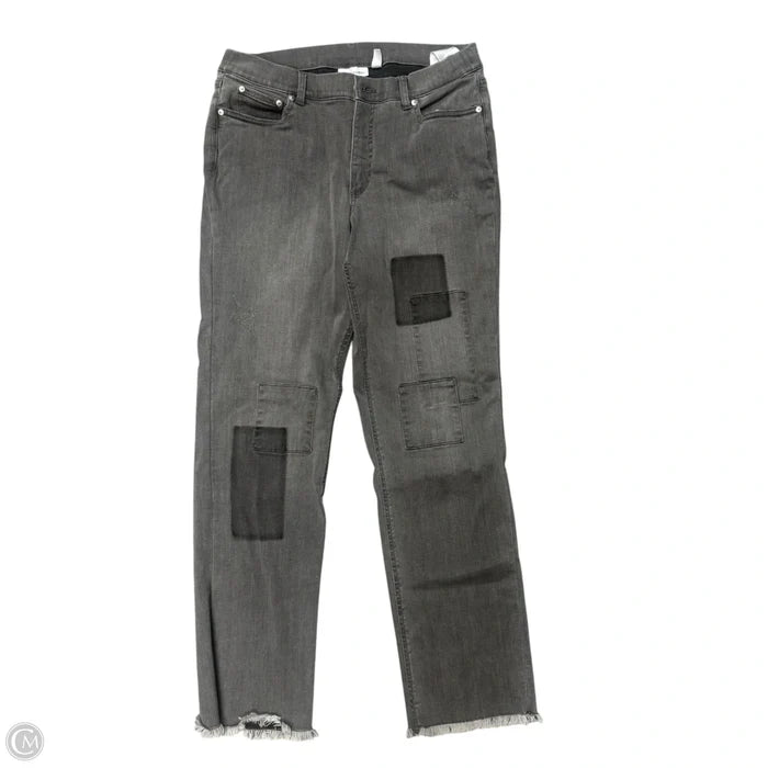 Jeans Jeggings In Grey Denim, Size: 12