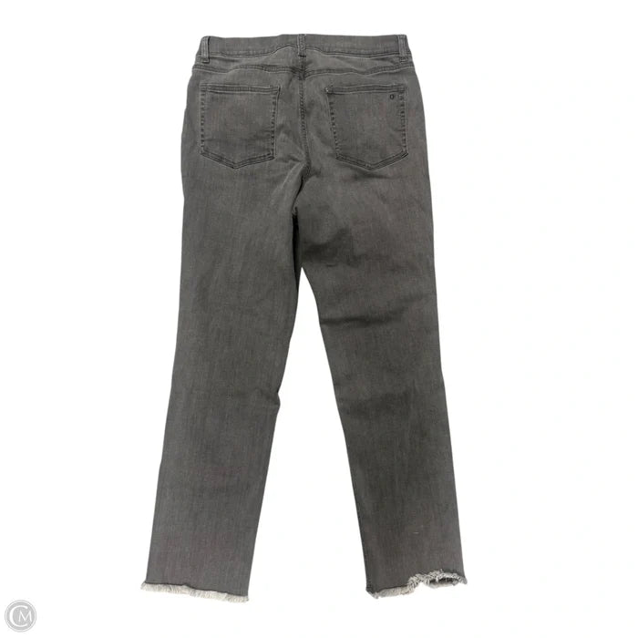 Jeans Jeggings In Grey Denim, Size: 12