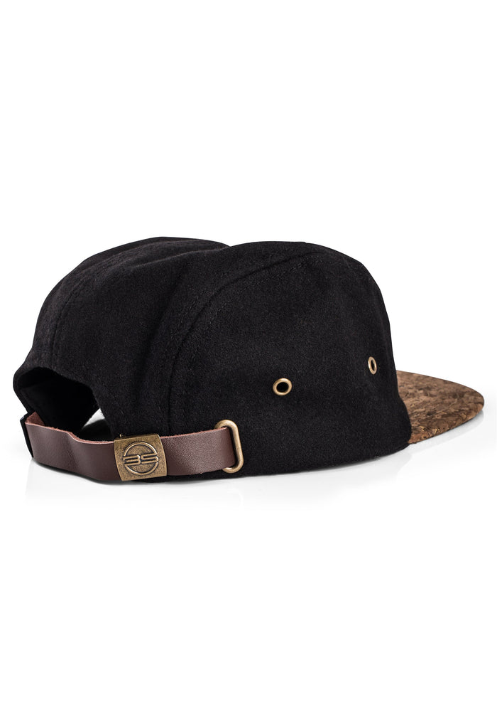 Blackskies-Legacy-5-Panel-Cap-Cork-Camp-Hat-Back