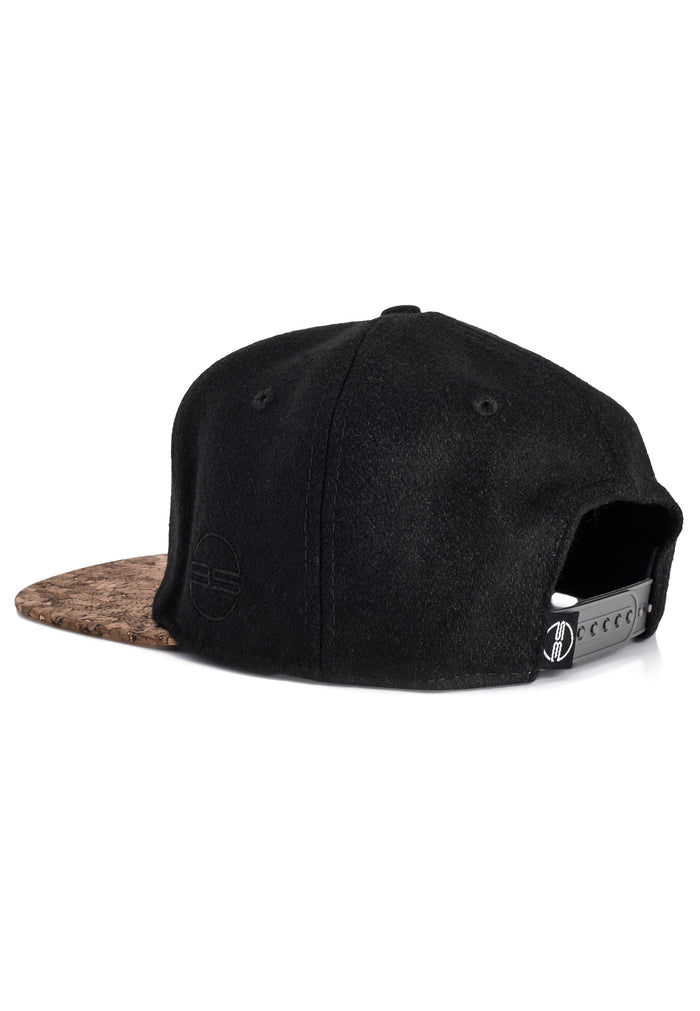 Blackskies-Legacy-Snapback-Hat-Mens-Baseball-Cap-Cork-Wood-Back