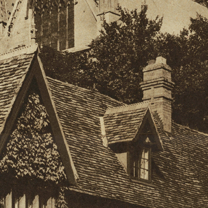 Lincoln Travel Poster: Lincoln Cathedral Central Tower & the Vicars' Court by Dixon Scott
