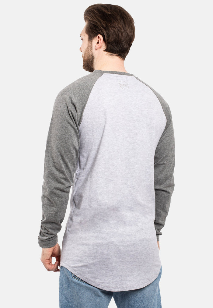 Blackskies-Longline-Baseball-Long-Sleeve-T-Shirt-Ash-Grey-Silver-Grey-Mens-Long-Tee-Back
