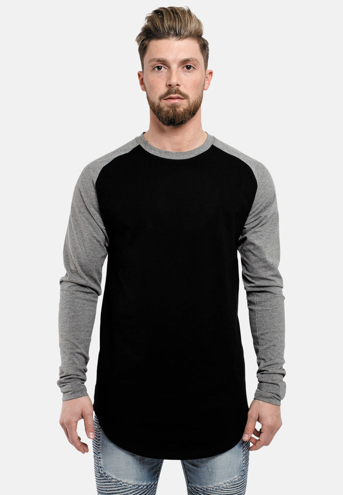 Oversized-Baseball-Shirt-Black-Grey